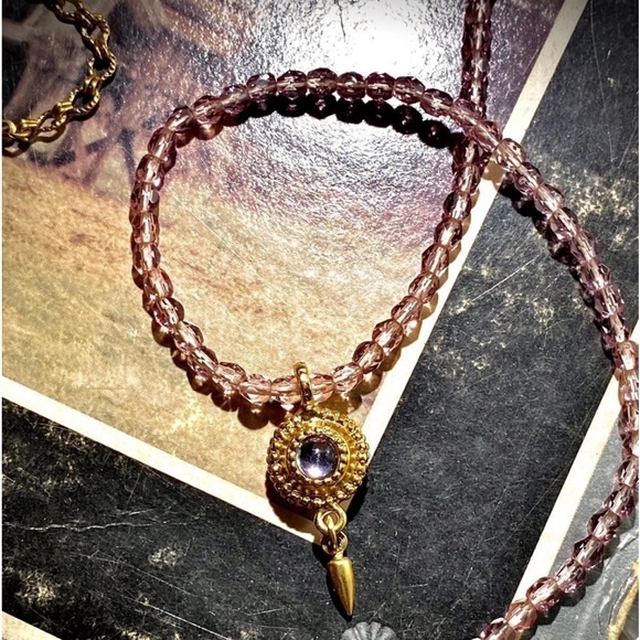 Vintage beaded statement necklace - Picture 11 of 12